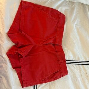 J Crew size 2 red shorts